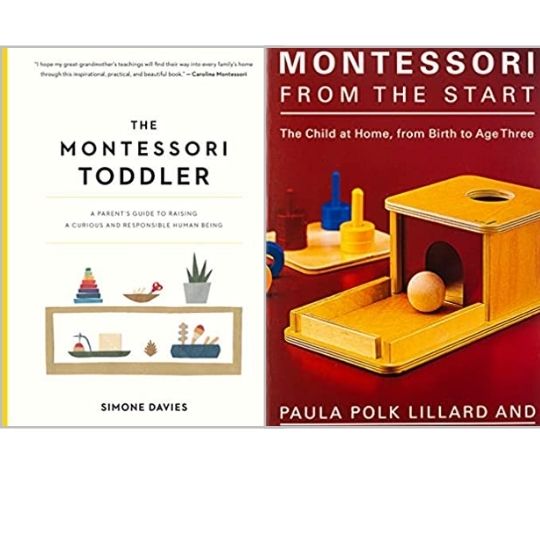 Montessori Parenting books across all ages in a blog post by mommyshravmusings