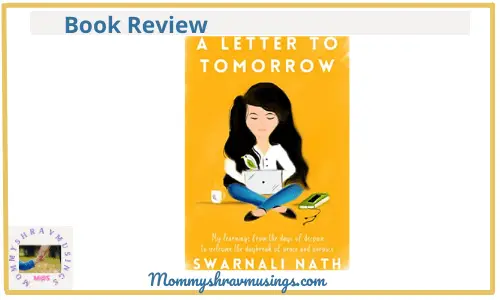 A Letter to tomorrow Book review by Mommyshravmusings