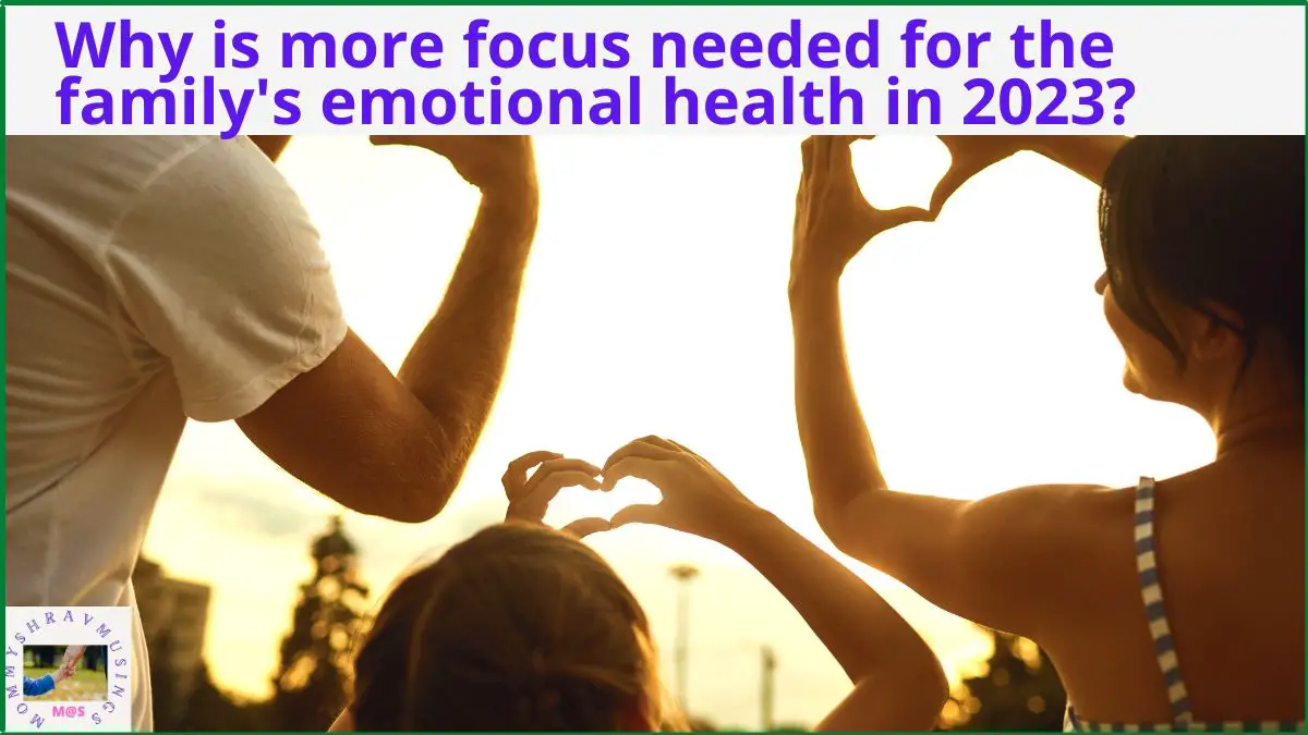 Family Emotional Health should be the first priority this New Year