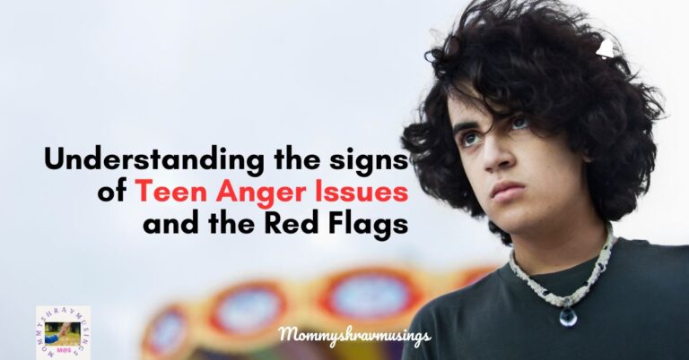 Signs of Anger Issues in Teenagers - a blog post by mommyshravmusings