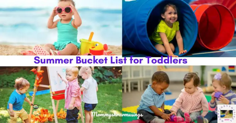 Summer Bucket List for Toddlers - a blog post by Mommyshravmusings