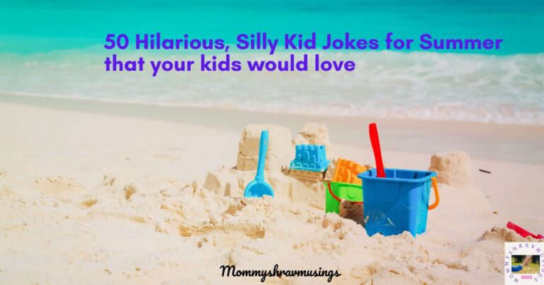 Silly Summer Jokes Kids - a blog post by Mommyshravmusings