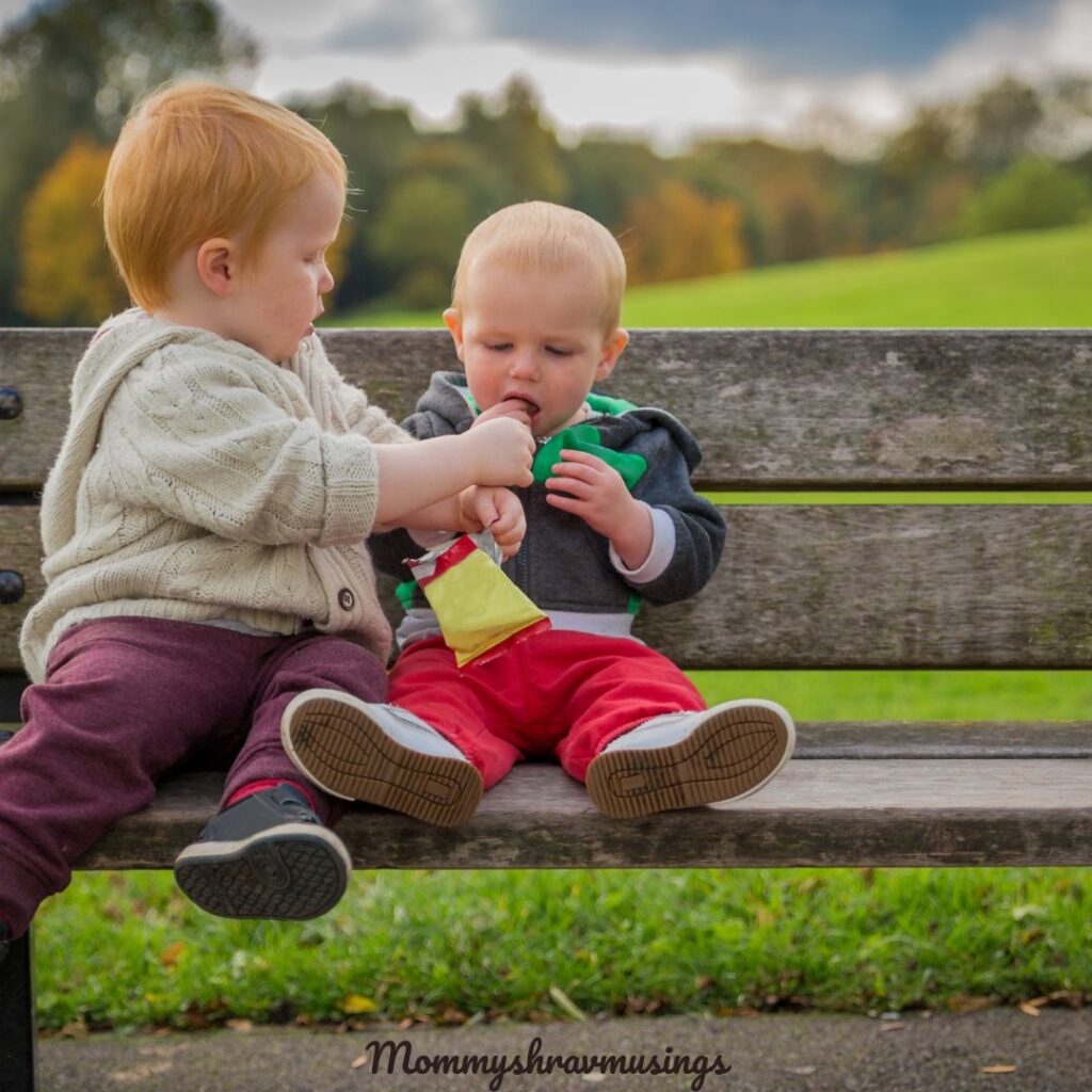 Tips to teach Sharing to your Child - a blog post by mommyshravmusings