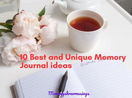 Memory Journal Ideas - a blog post by Mommyshravmusings
