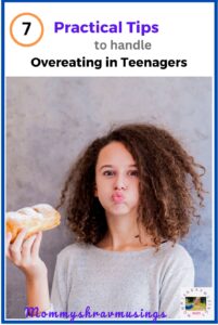 Teenagers and their Eating Habits - a blog post by mommyshravmusings