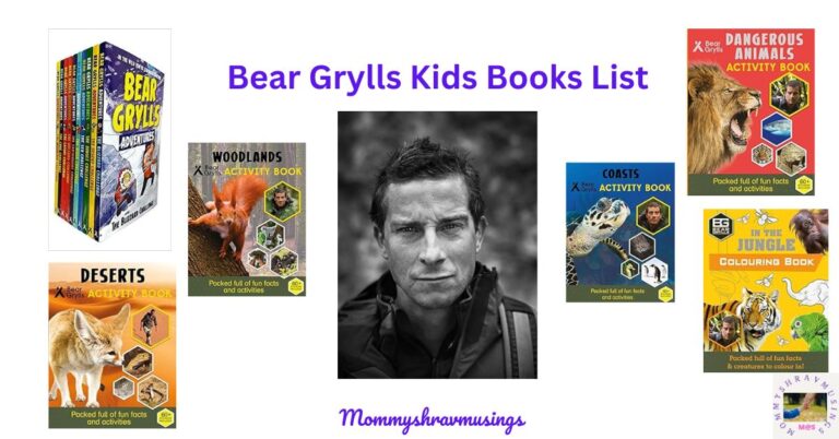 Bear Grylls Books for Kids - a blog pos by Mommshravmusings