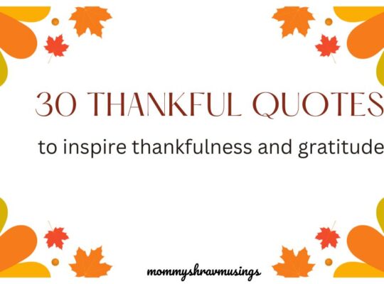 Thankful quotes to instill thankfulness and gratitude