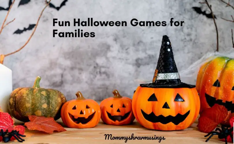 Halloween Games for Families - a blog post by Mommyshravmusings