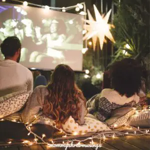 Teen Party Ideas - Outdoor Movie Night