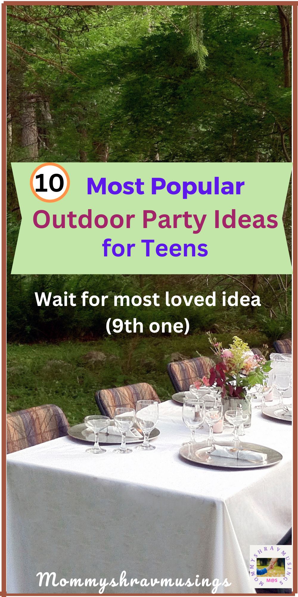 10 Most Popular Outdoor Party Ideas for Teens