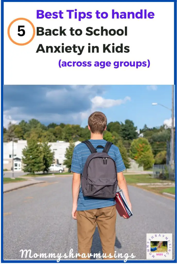 Back to School Anxiety in Kids