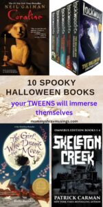 Spooky Halloween Books for your Tweens - a blog post by Mommyshravmusings