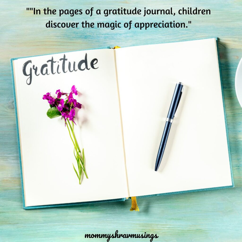 Gratitude Journaling for Kids