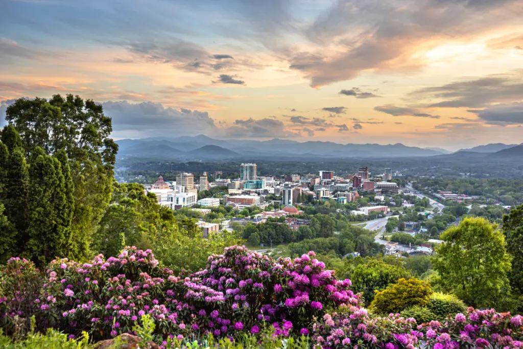 Asheville picture from NC Official Tourism site 