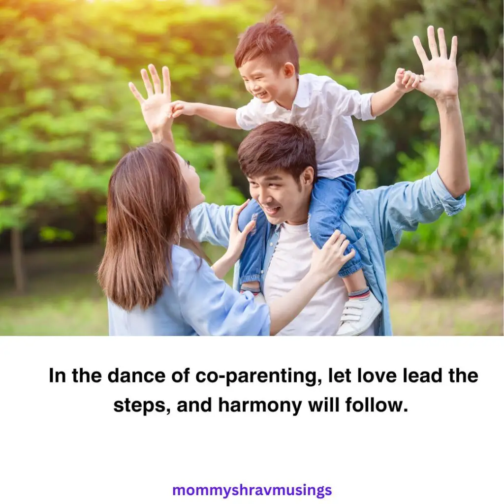 Inappropriate Co-Parenting Behavior - a blog post by mommyshravmusings