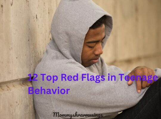 Red Flags in Teenage Behavior - a blog post by mommyshravmusings