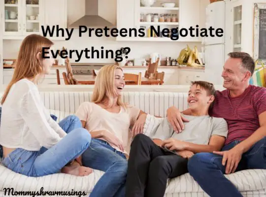 Negotiate Everything? - a blog post by Mommyshravmusings